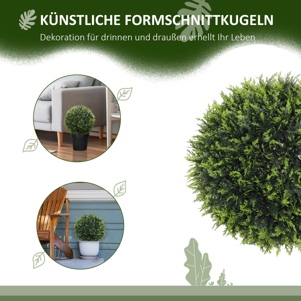 Piante Artificiali Set 2 Pezzi ¨C Minimal ¨C Verde 45 cm