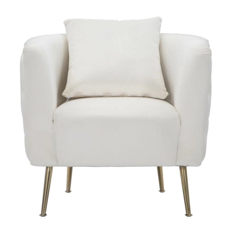 Poltrona Bucarest Crema cm 76x74x73