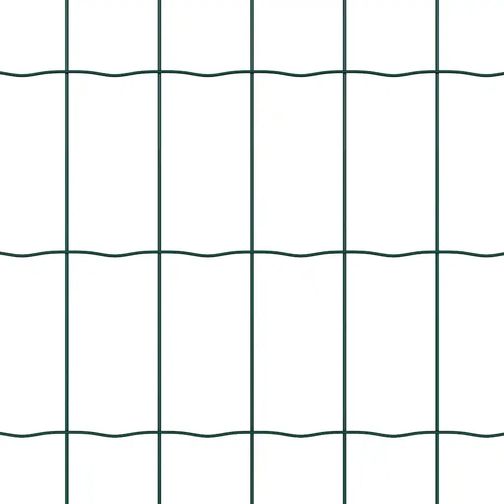 Recinzione Euro Verde 1,5 x 10 m Ferro rivestito in PVC 42004352
