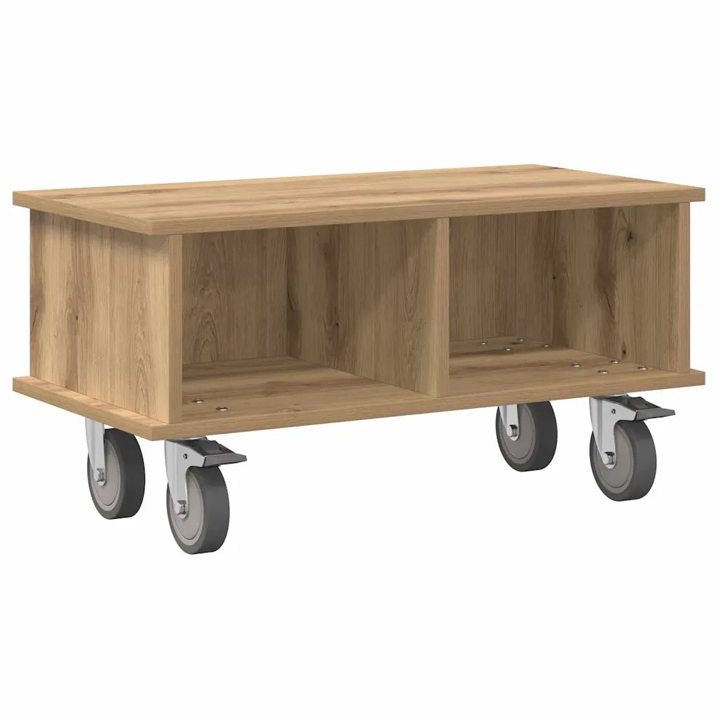 Supporto TV-Credenza per TV-Mobile TV Rovere artigianale 68,5 x 35 x 35 cm