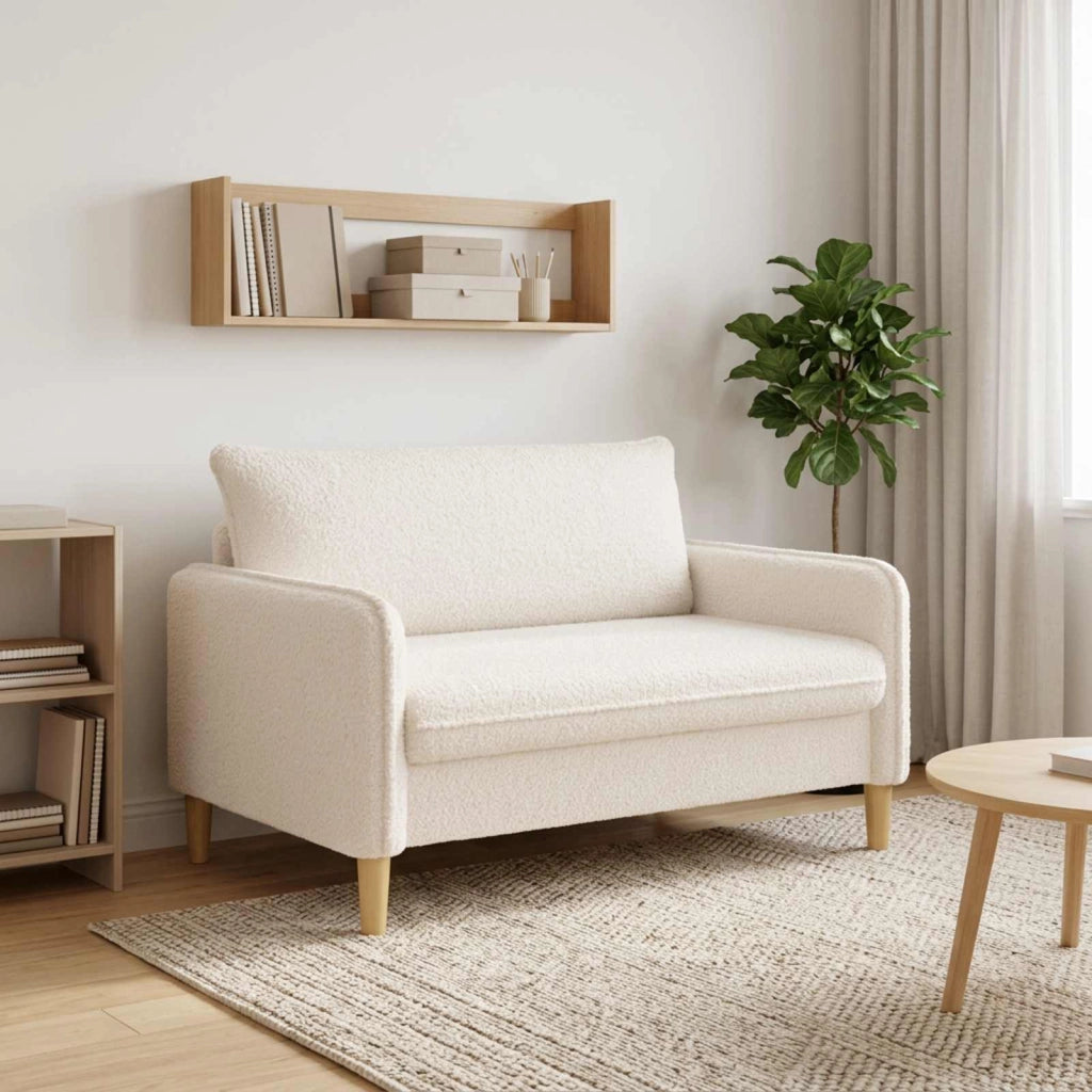 Poltrona XXL Crema Bouclé 42043563