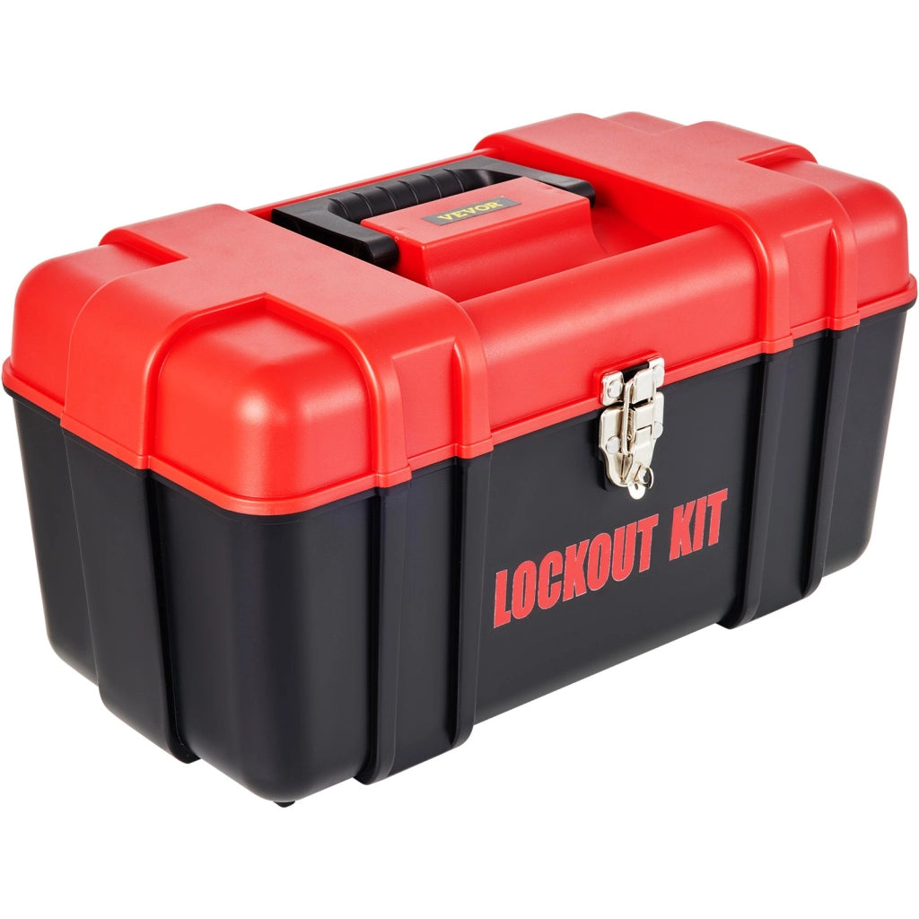 Kit di Blocco Sicurezza Elettrica 42 Pezzi con Lucchetti Tagout Serrature Etichette e Valigetta Robusto per Manutenzione e Officina