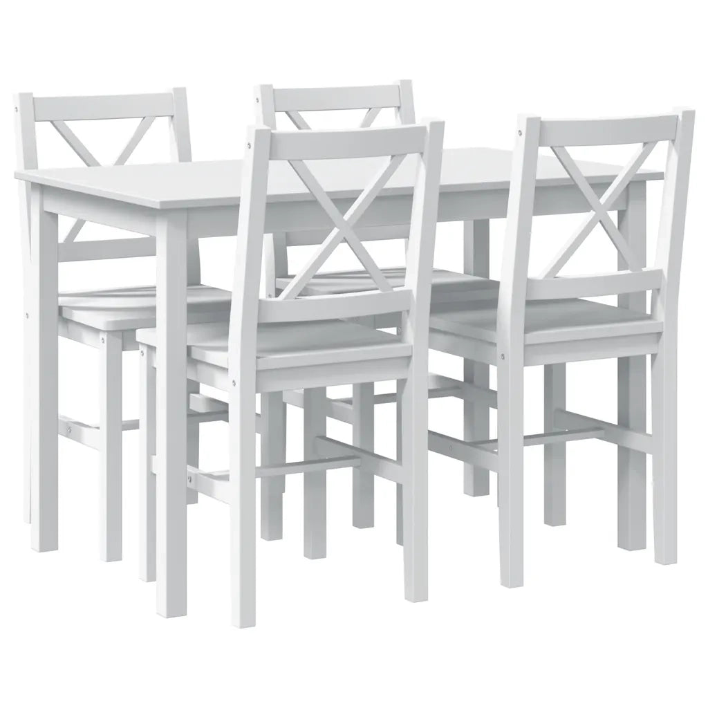 Set da Pranzo 5 pz Bianco 240883