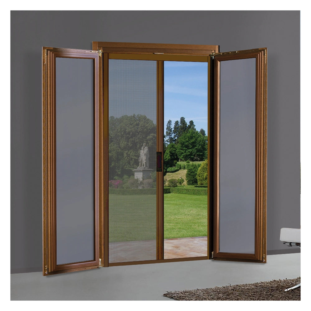 ZANZARIERA A RULLO LATERALE PER PORTA cm 150 x 250 - marrone ral 8017  - KASART
