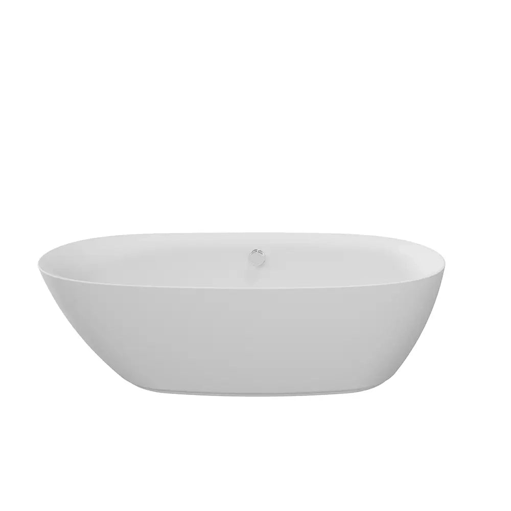 Vasca da bagno freestanding 180 cm acrilico bianco lucido centro stanza | Margherita