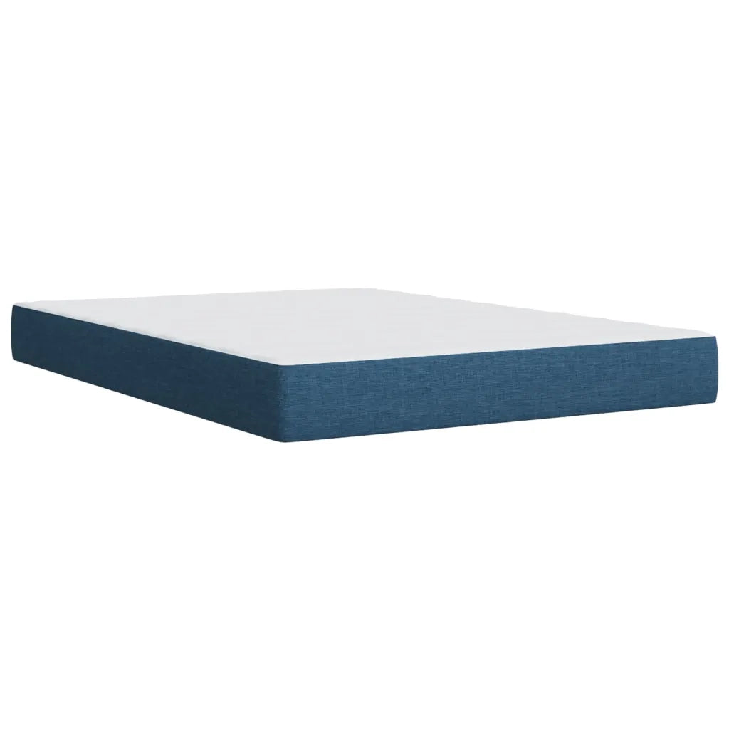 Giroletto a Molle con Materasso Blu 160x200 cm in Tessuto 3291344