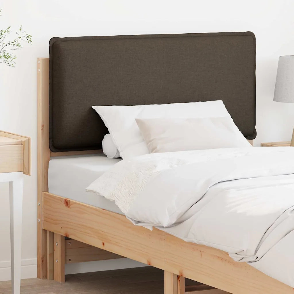 Testiera | Testata imbottita Grigio Naturale e Chiaro 80 cm Pino massello