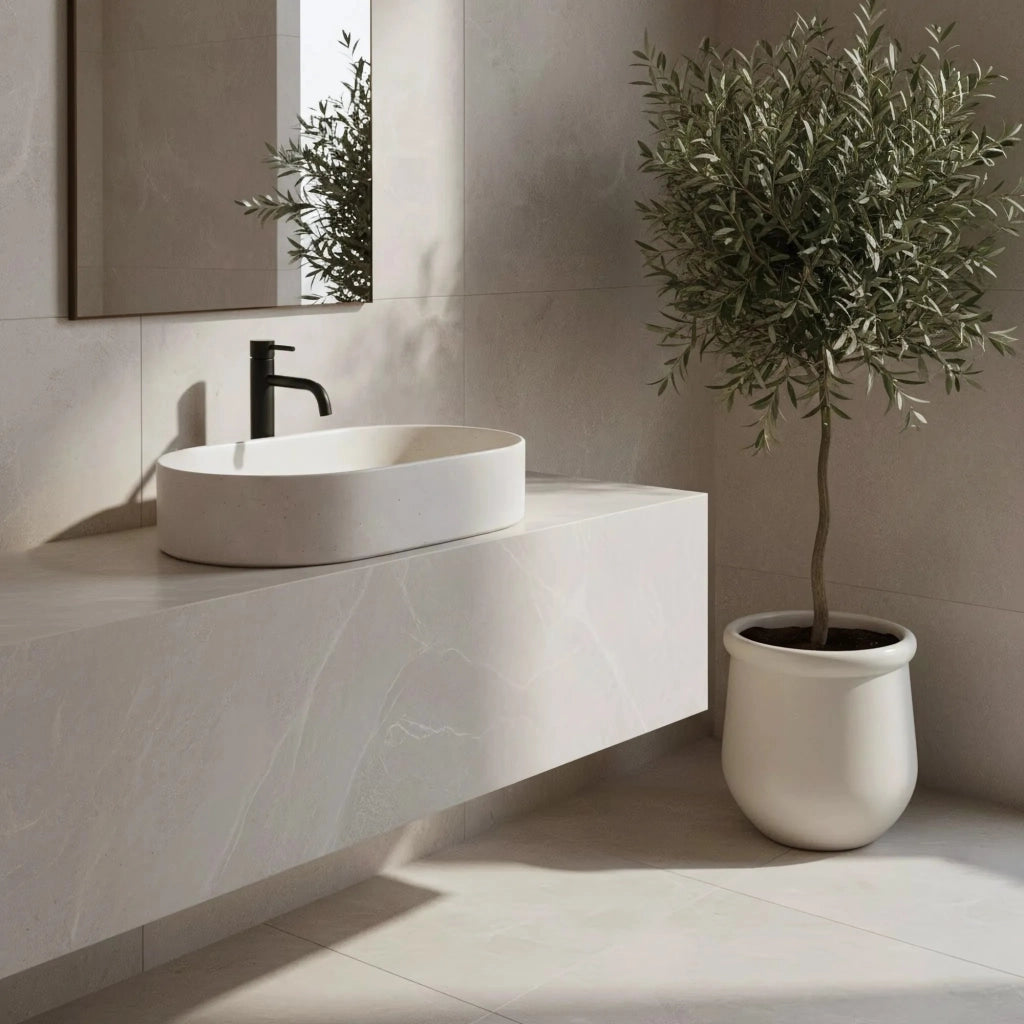 Lavabo Da Appoggio Rea Nadia 60 Sandy