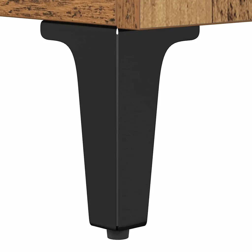 Tavolino da salotto con cassetto Legno vecchio 90 x 49 x 45 cm 881051