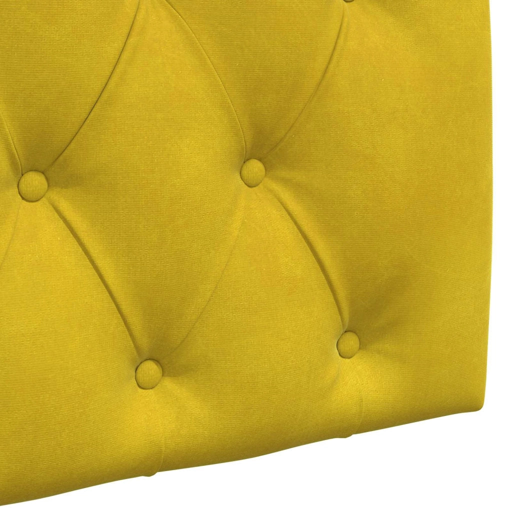 Testiera sospesa Con luce LED Giallo Velluto 3424672