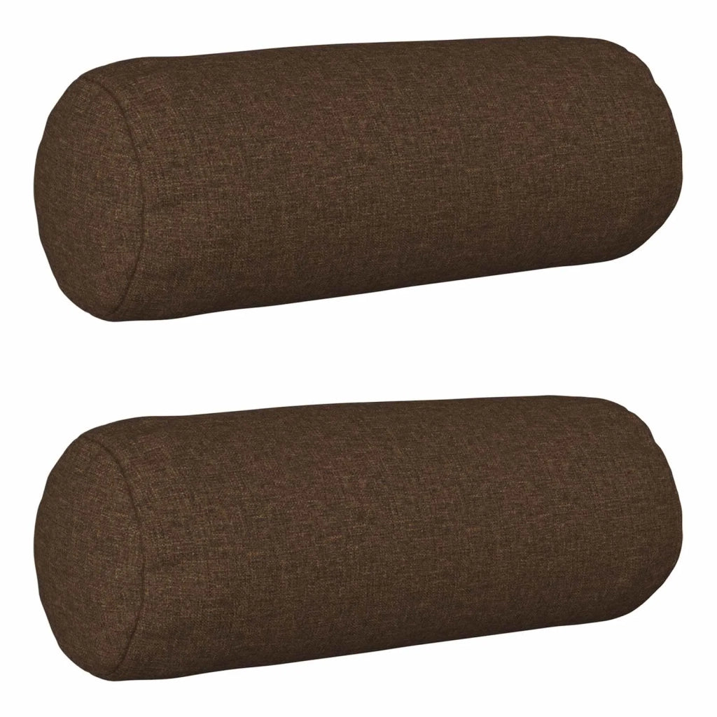 Cuscino con cuscino HEERLEN 2 pz Marrone Tessuto 929969