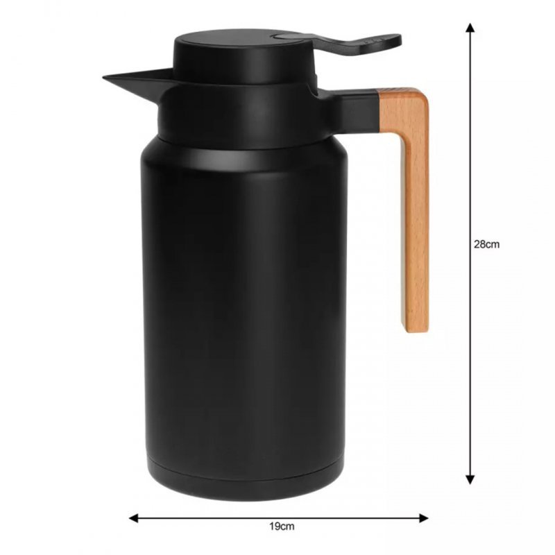 Klausberg KB-7611 Brocca termica in acciaio inossidabile con isolamento sottovuoto da 2 litri