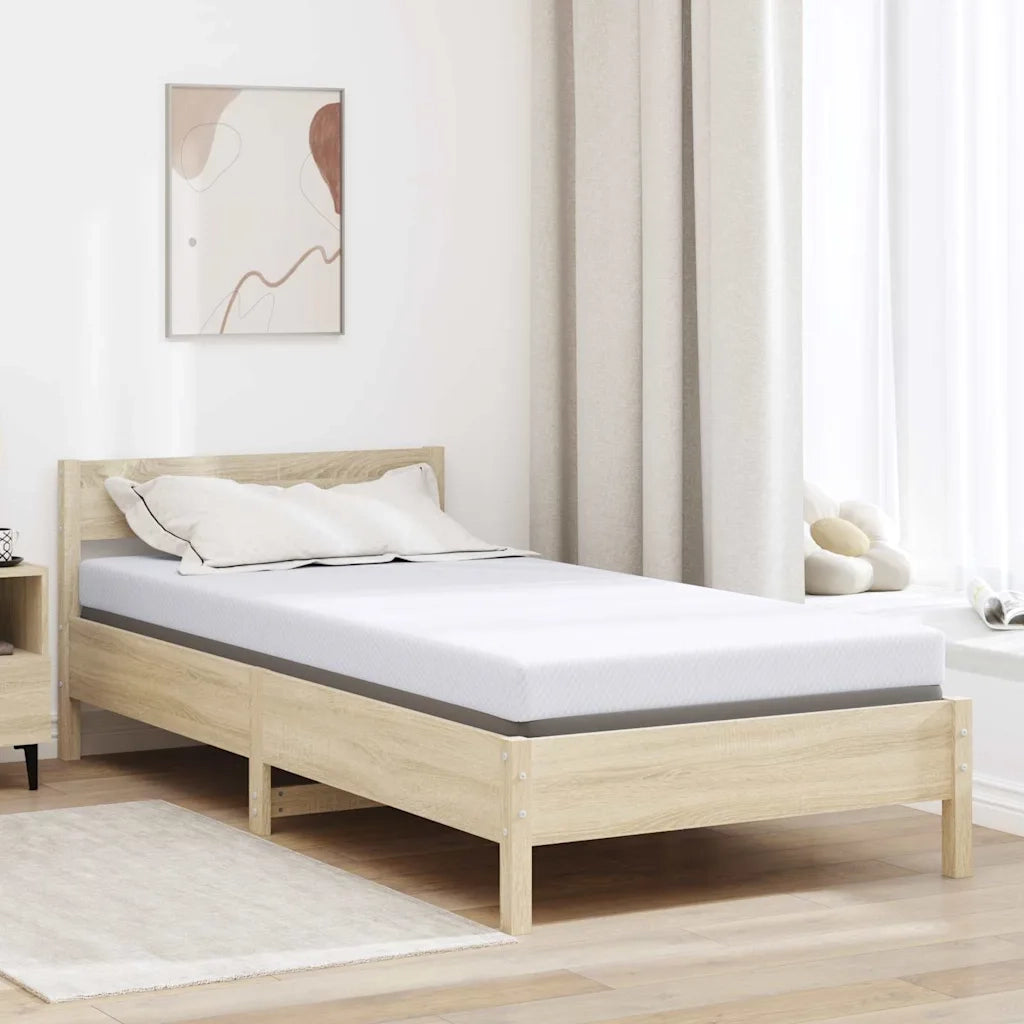 Topper per materasso Bianco 90 x 200 cm Tessuto Jacquard 4106245