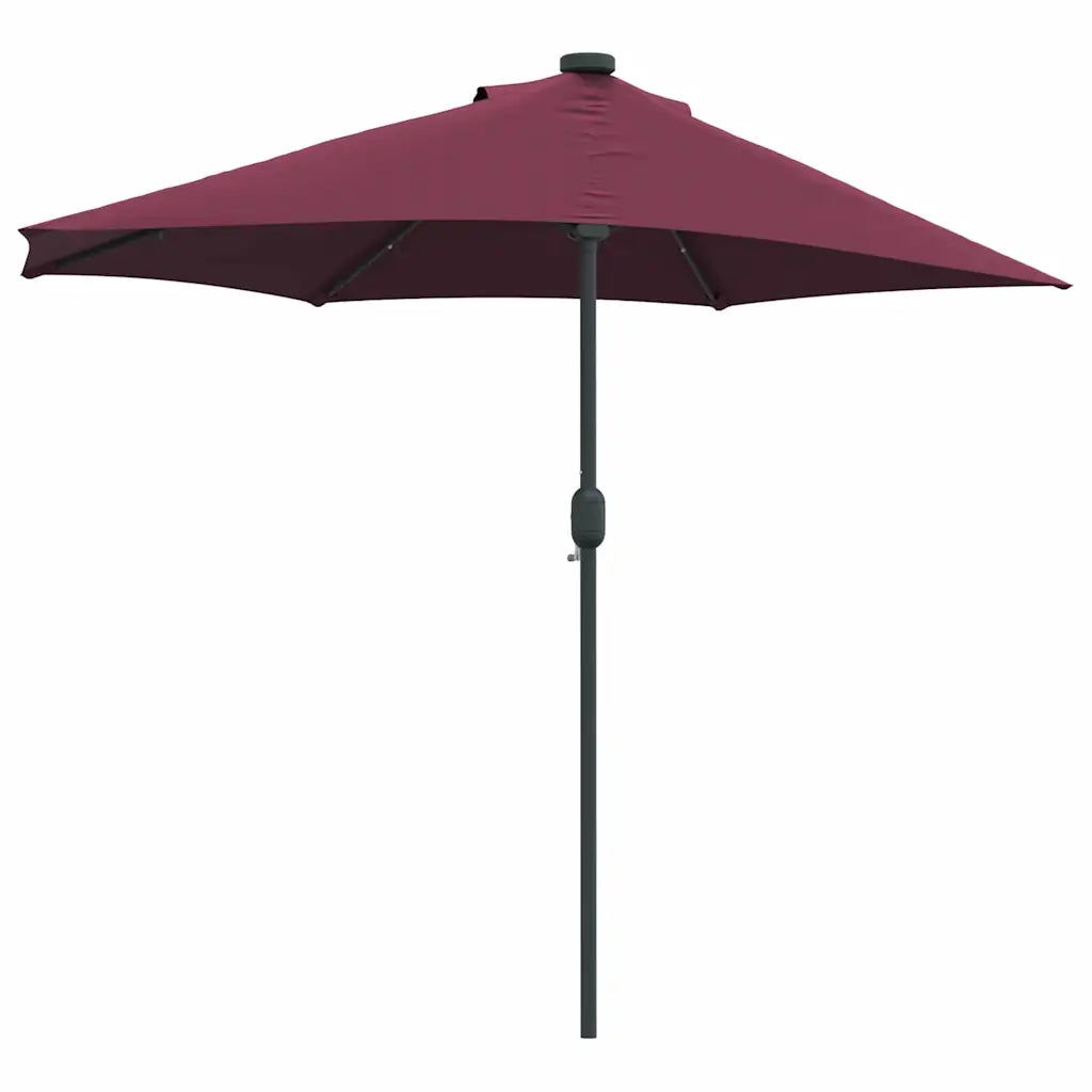 Ombrello da giardino Rosso Bordeaux 294 x 150 x 223 cm 42003263