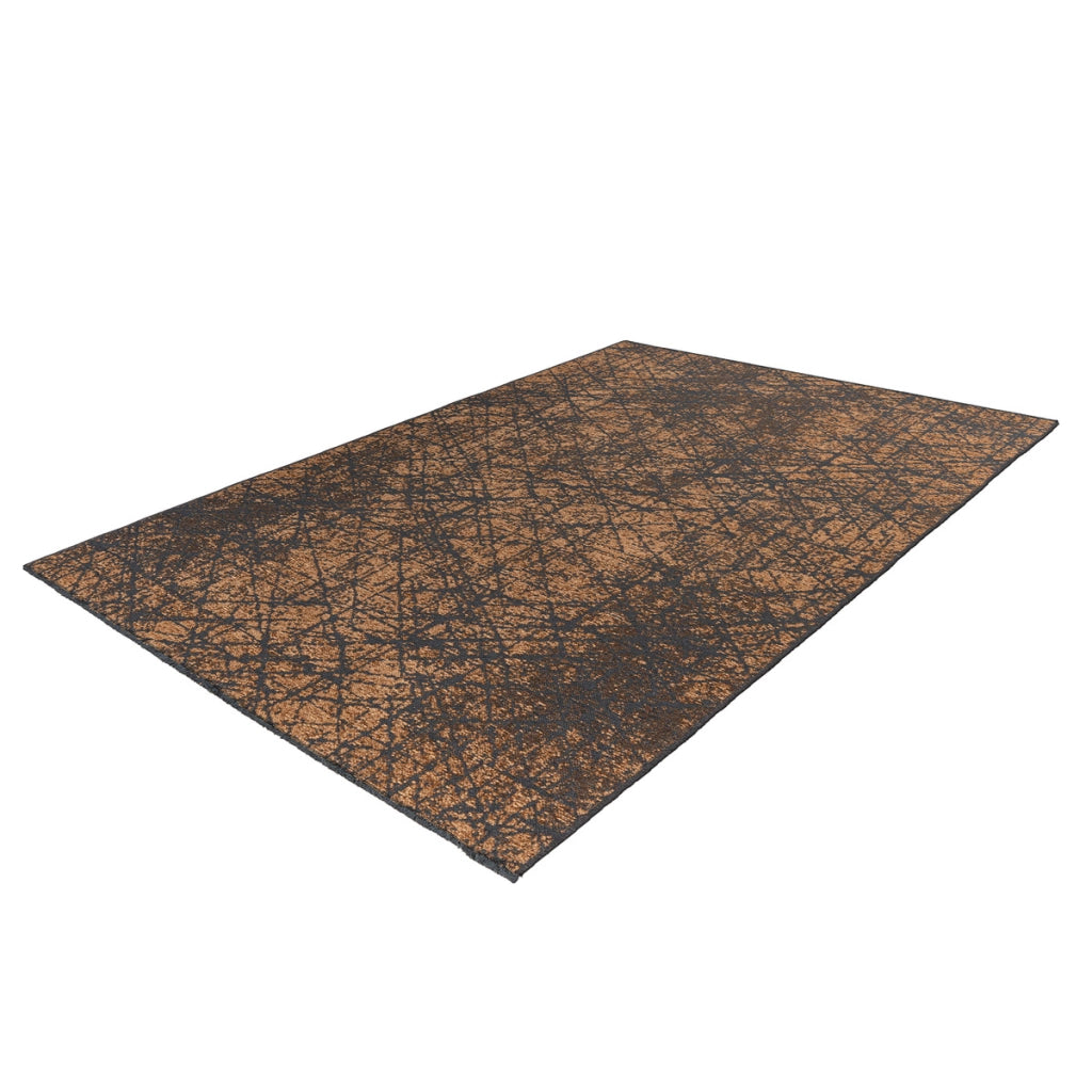 Tappeto Kalea 200 a tessitura piatta con rilievo 3D