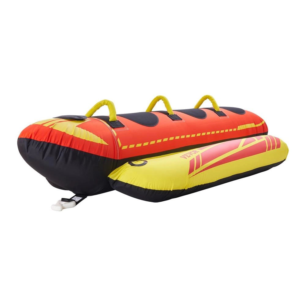 Tubo Trainabile per Barche 1-3 Persone Carico 231kg Tappetino Gonfiabile per Sport Acquatici e Feste Nautiche