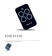 TELECOMANDO RADIOCOMANDO APRICANCELLO GENIUS ECHO TX4 RC 433 6100334 ORIGINALE