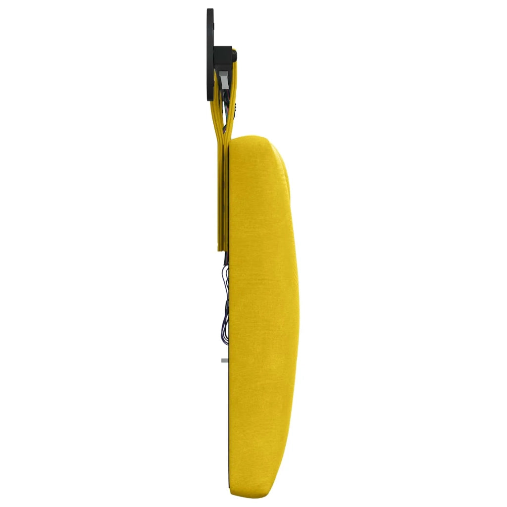 Testiera | Testata sospesa Con luce LED Giallo Velluto