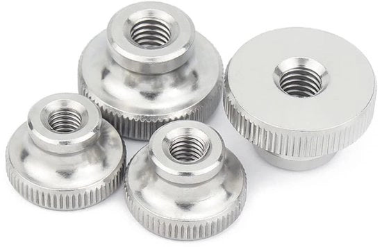 Viti a Cartella per Porta M5 - Viti in Acciaio Inossidabile con Presa Antiscivolo - Profilo di Testa Alto - 4 Pezzi - Facili da Montare - Viti con Presa Antiscivolo