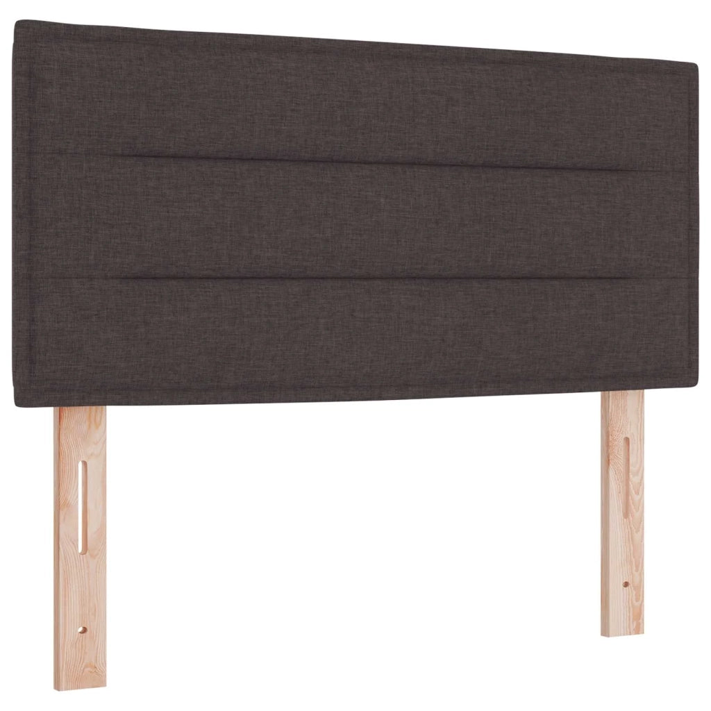 Letto box spring con materasso Marrone Scuro 120 x 200 cm 3450926