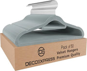 Kleerhangers fluwelen con antislip multipack (50 pezzi)