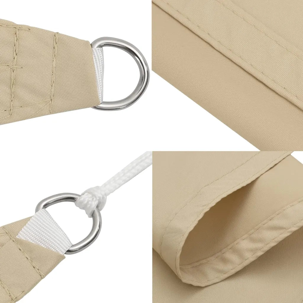 Vela Ombreggiante-Parasole a vela Oxford Rettangolare 2x5 m Beige