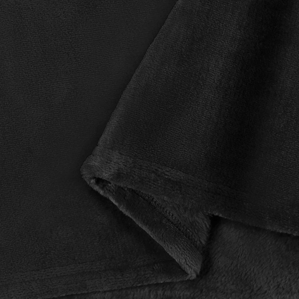Coperta Nero 220 x 240 cm Panno