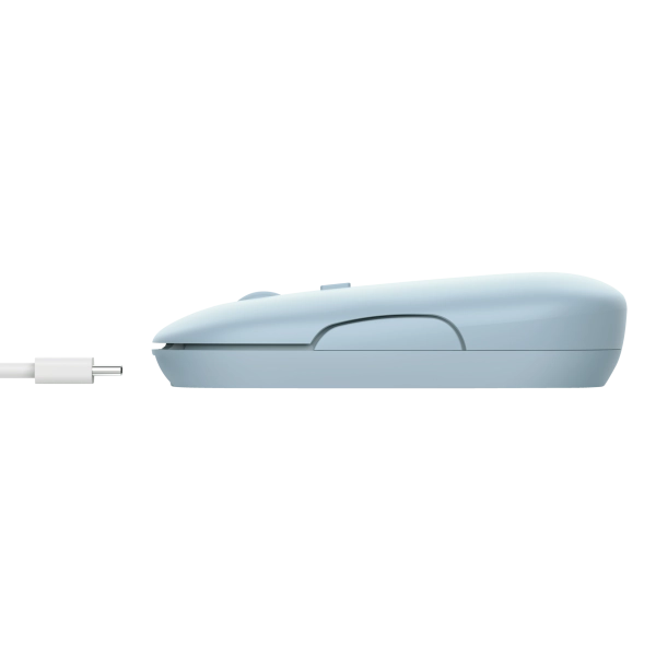 MOUSE PUCK WIRELESS BLUETOOTH BLUE