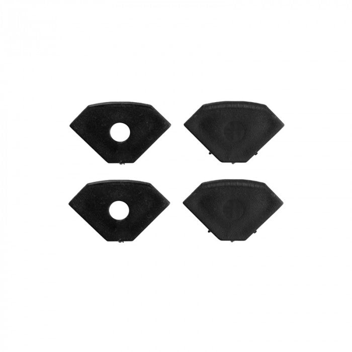 Profilo angolare LED R02 nero con diffusore opalino 2m