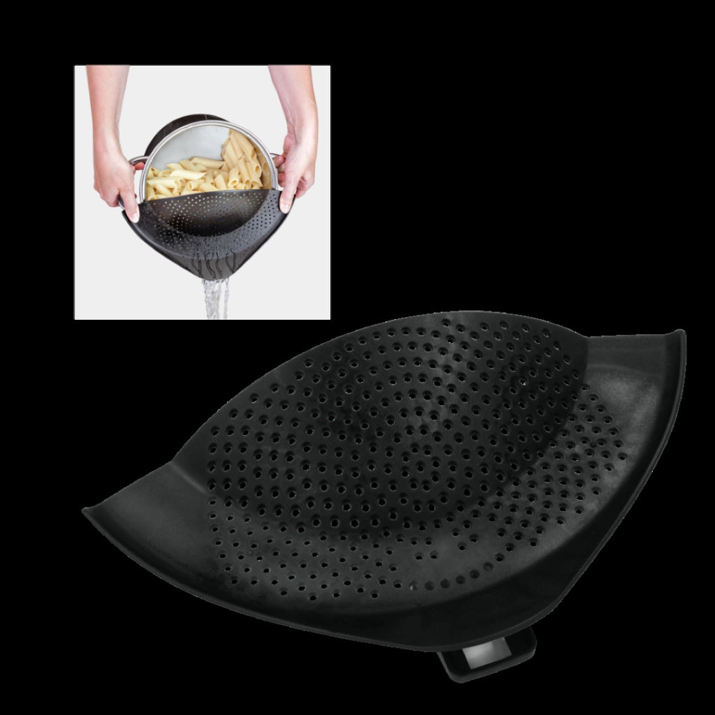Scolapasta Nylon Con Pinza Acciaio Inox Clip On - Metaltex