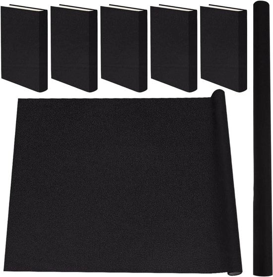 Copertina in cartone nero da 43 x 16,5 pollici per libri e scrapbooking