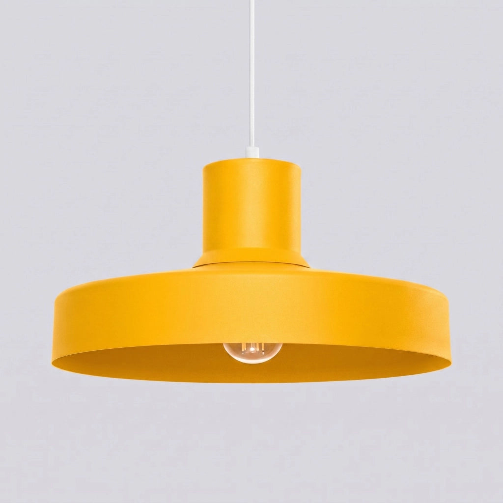 Lampada a sospensione BILO giallo