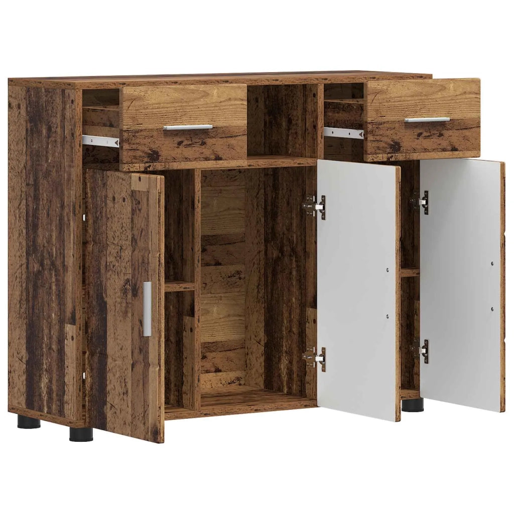 Armadio in Legno con cassetto Legno vecchio 88,5 x 30,5 x 73 cm CFW2008948