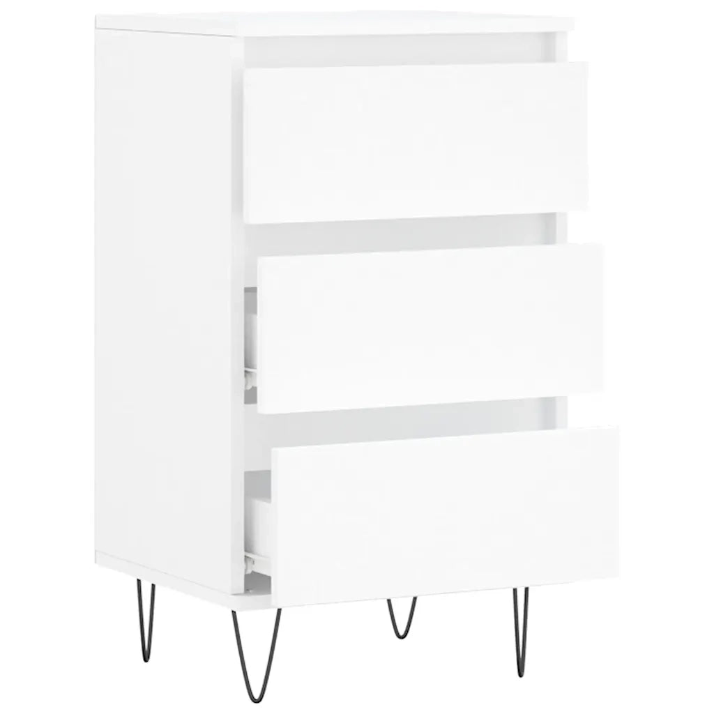 Credenza-Buffet-Armadio da cucina Bianca 40x35x70 cm in Legno Multistrato 690331