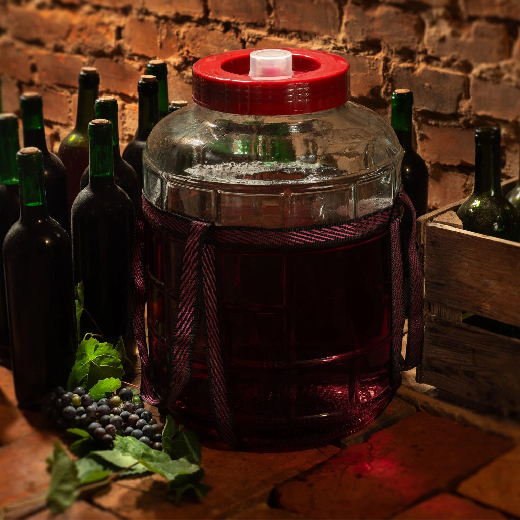 Damigiana grande KADAX da 5 litri per vino, cetrioli e crauti
