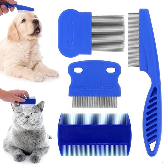Set di 4 carello per animali da compagnia (cani, gatti, conigli)