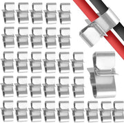 Clip per cavo solare in rame inox - set da 50 pezzi