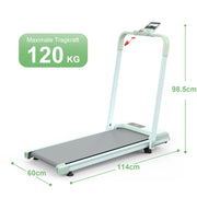 Tapis roulant pieghevole 3 in 1 verde con inclinazione 10%