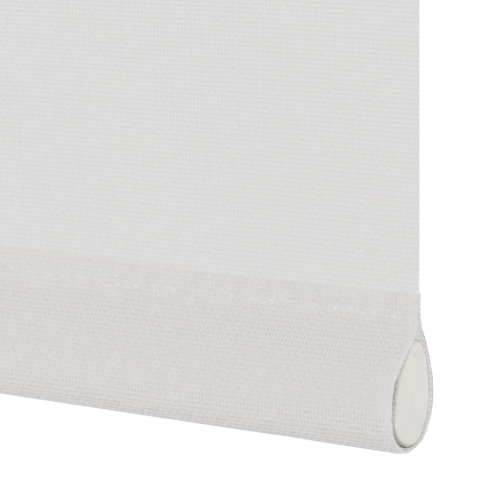VIEWTEX Tenda a rullo traslucida Cotone (Cotone riciclato) Bianco 90 X 250cm - Made in Europe - 5 anni di garanzia