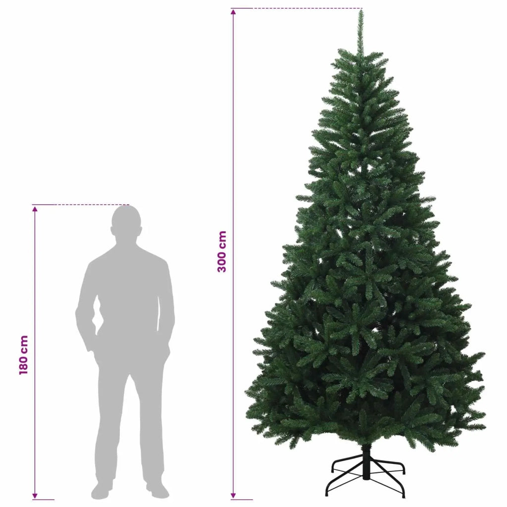 Albero di Natale Artificiale con Rami Pieghevoli 300 cm PVC 42054527