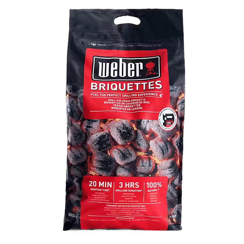 Carbone 100% Naturale per Grill Ca. Weber Briquettes 8 kg