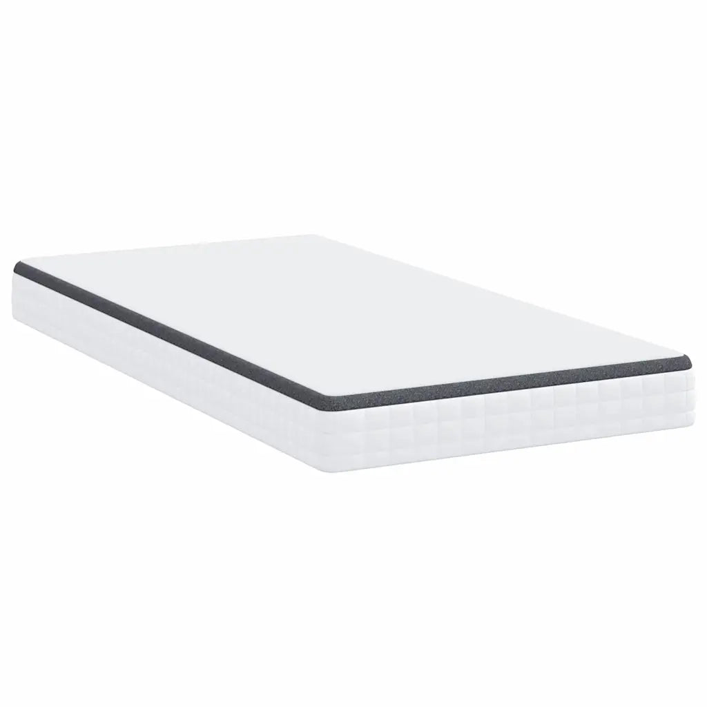 Materasso Bianco e Grigio 100 x 200 cm Molla Bonell