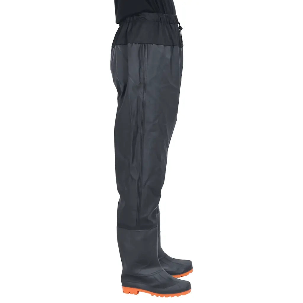 Wader da Pesca alla Vita con Stivali Nero Taglia 44 4017023