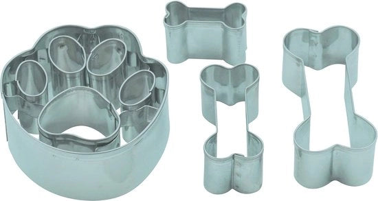 Forme per biscotti in acciaio inossidabile, cromate, cotti