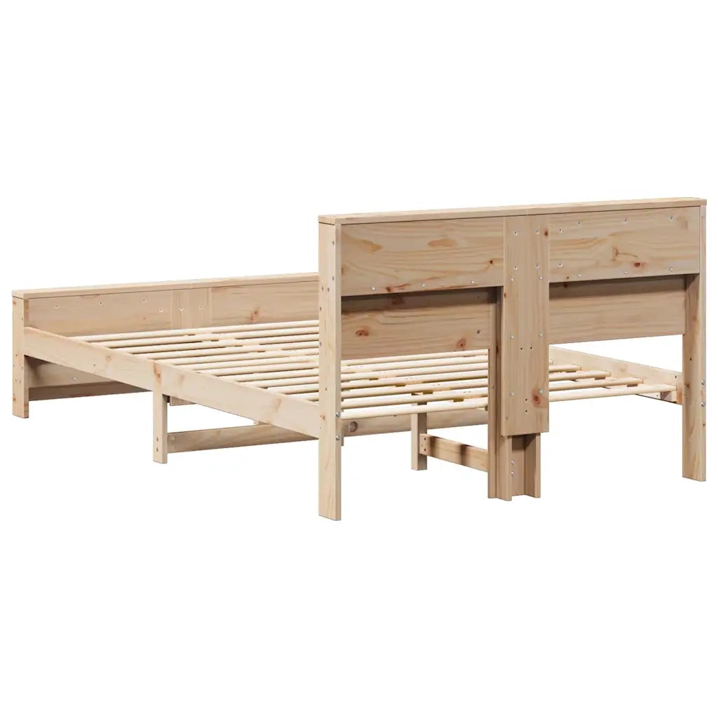 Struttura del letto Marrone 120 x 190 cm Legno multistrato