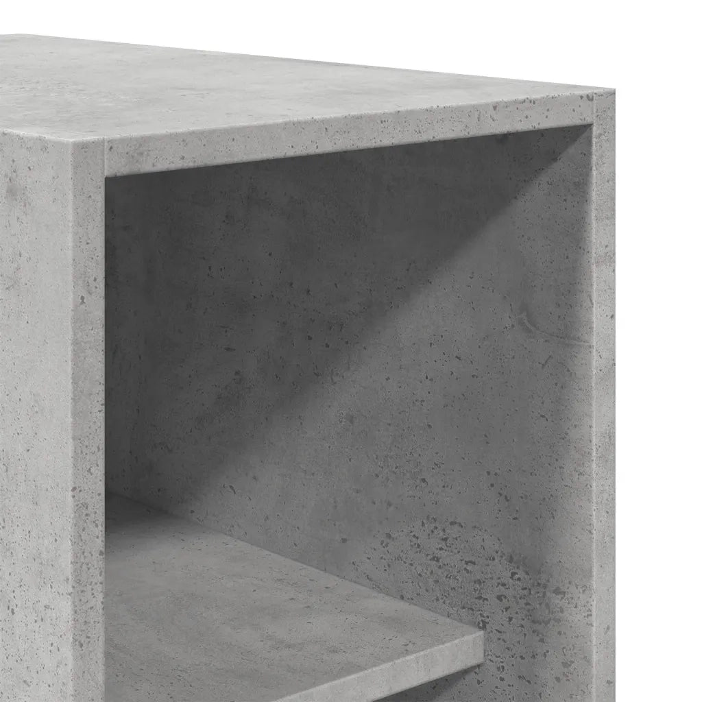 Armadio Grigio Cemento 30x50x200 cm in Legno Multistrato CFW6451289