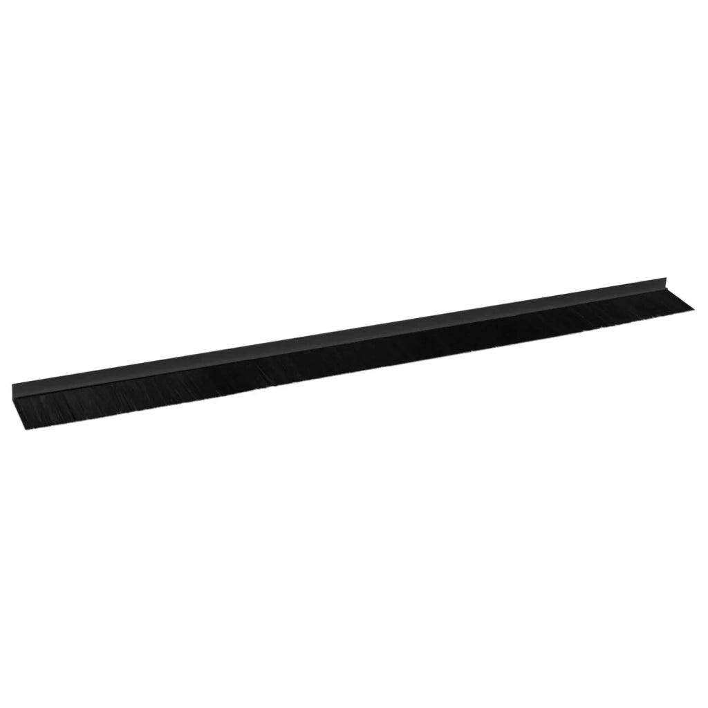 Spazzole per porte autoadesive 6 pz Nero 100 cm CFW1090062