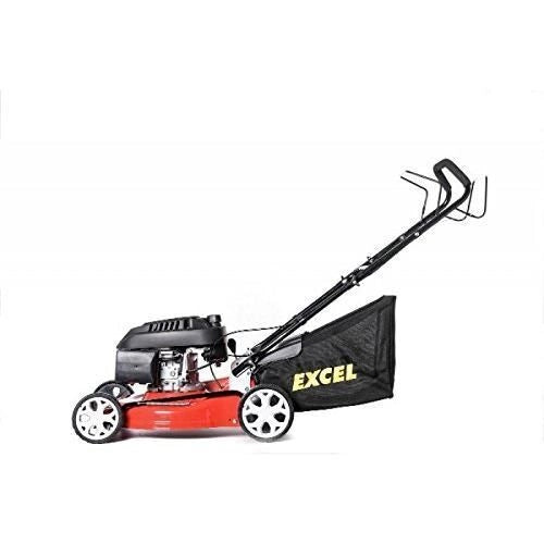Excel 59847 Rasaerba Semovente a Scoppio 139 cc 46 cm Motore 4 Tempi con Taglio Regolabile 8 Posizioni Sacco 60 L colore Rosso