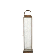 Lanterna Herslev, Ottone, Vetro, 12x12x49 cm