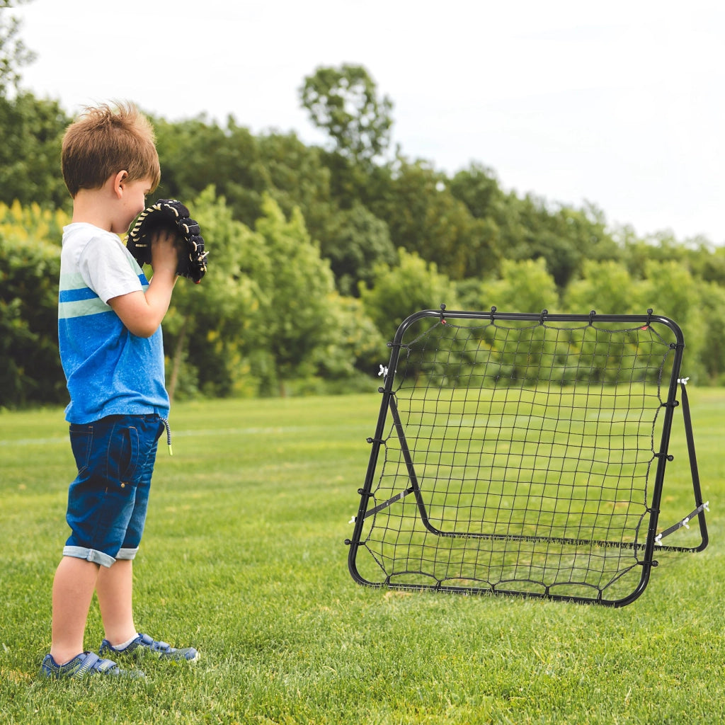 Rebounder Calcio ¨C Minimal ¨C Nero 84x84 cm